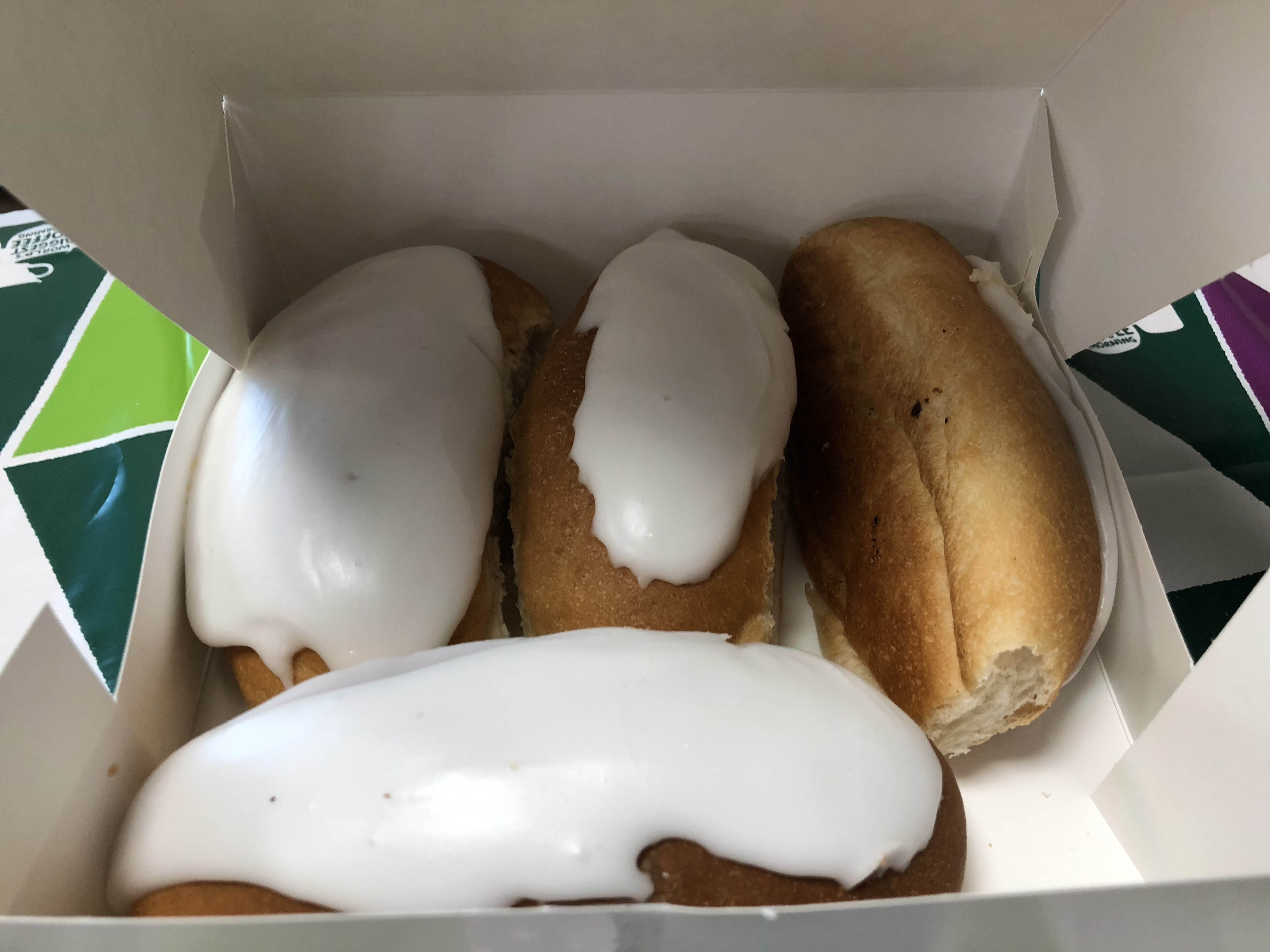 Iced buns Macmillan 2018